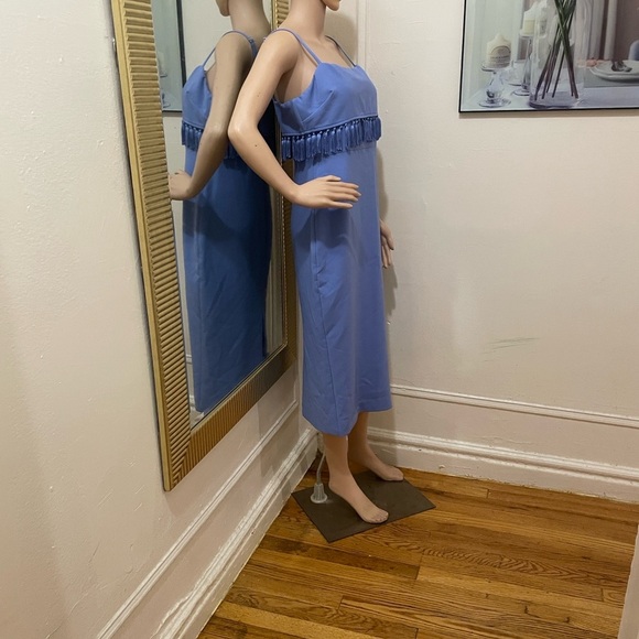 Likely Periwinkle Fringe Midi Dress - Picture 10 of 14